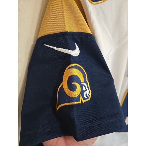 NFL On Field Los Angeles Rams Goff Nike Jersey Youth Size Large - Picture 6 of 16